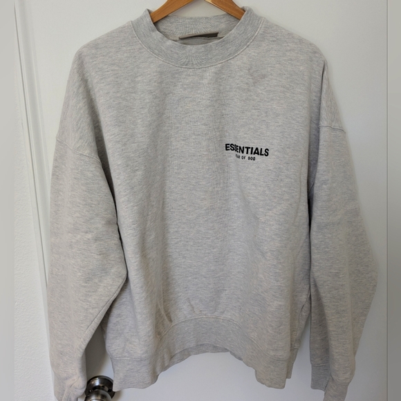 Essentials Fear Of God Gray Men's Sweater - Picture 1 of 4